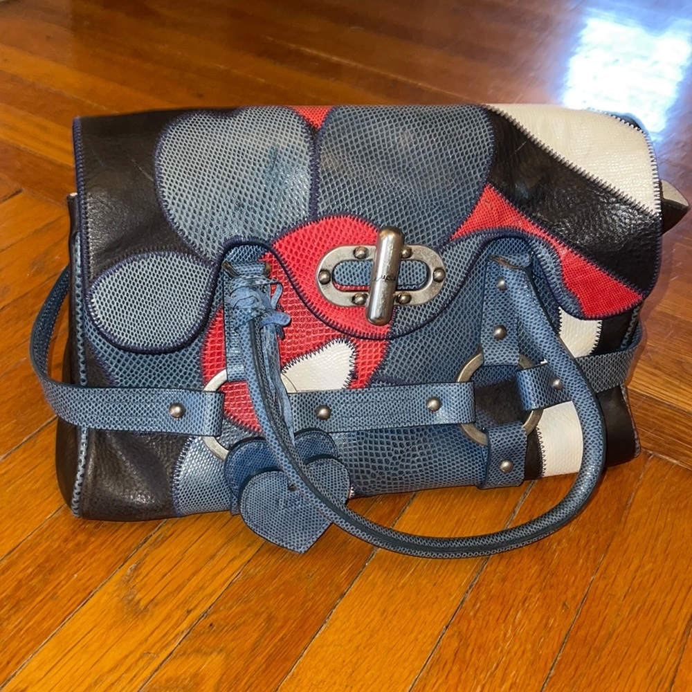 Luella Leather Patchwork Bag